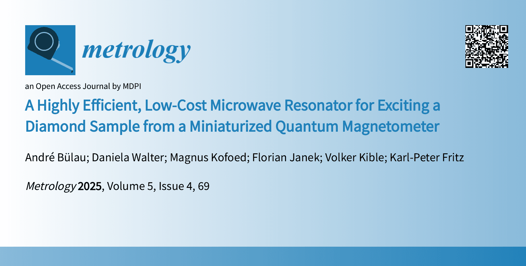Towards QOOOL Kit Magneto - second publication within QOOOL Sensing